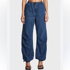 NWT Edikted Lorelai Oversized Cargo Jeans Size S